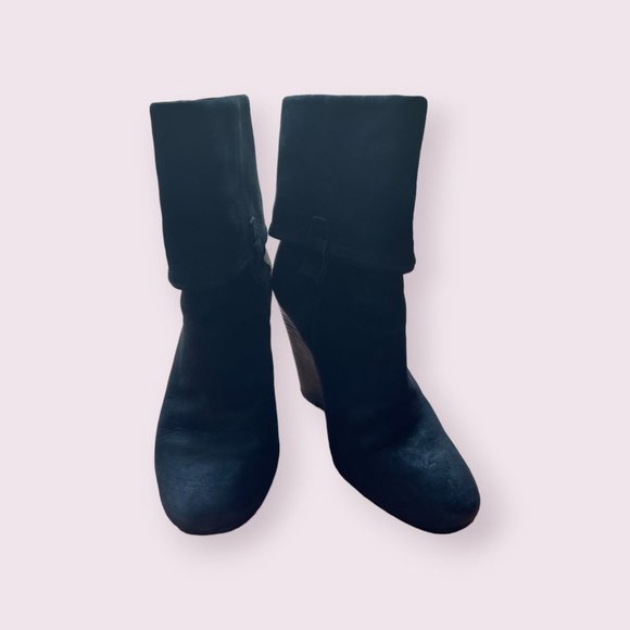 Ash Original wedge boot with adjustable shaft. Black . Size 36 - Picture 1 of 9